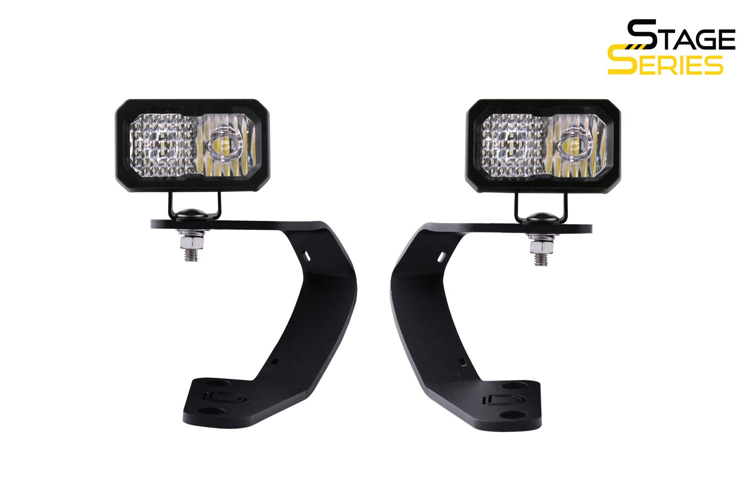 Diode Dynamics 2010-2021 Toyota 4Runner 5th Gen SSC2 Pro White Combo Stage Series 2in LED Ditch Light Kit DD6752