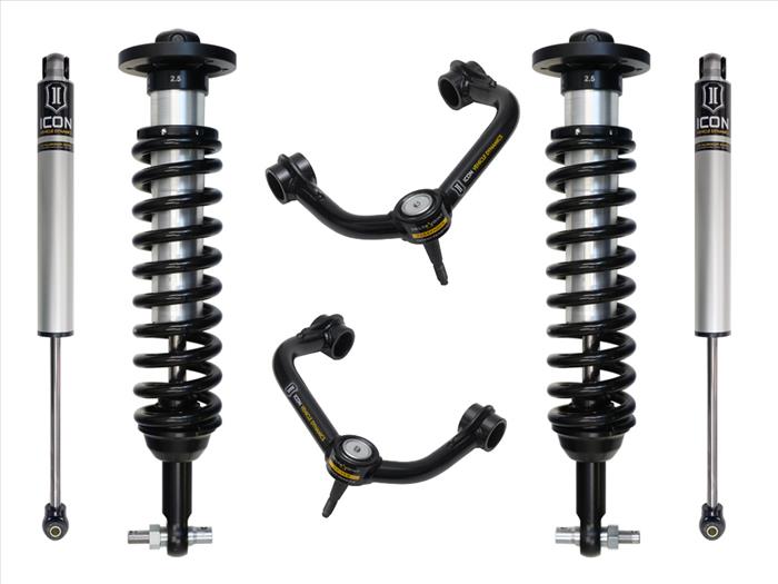 ICON Vehicle Dynamics 2021 Ford F150 2wd 0-3" Stage 2 Suspension System With Tubular UCA K93122T