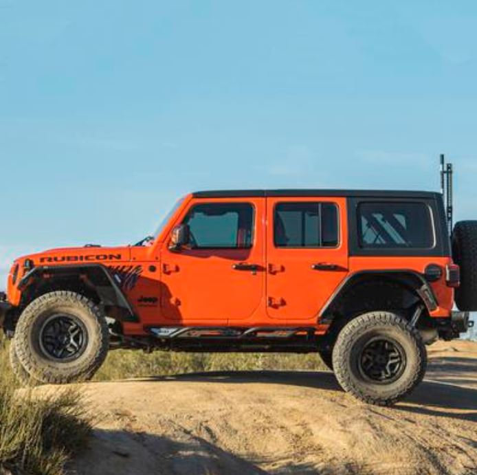 Smittybilt 2018-2022 Jeep Wrangler JL 2 Door 4 Door 2020-2021 Jeep Gladiator Apollo Rear Fender Flares 77836