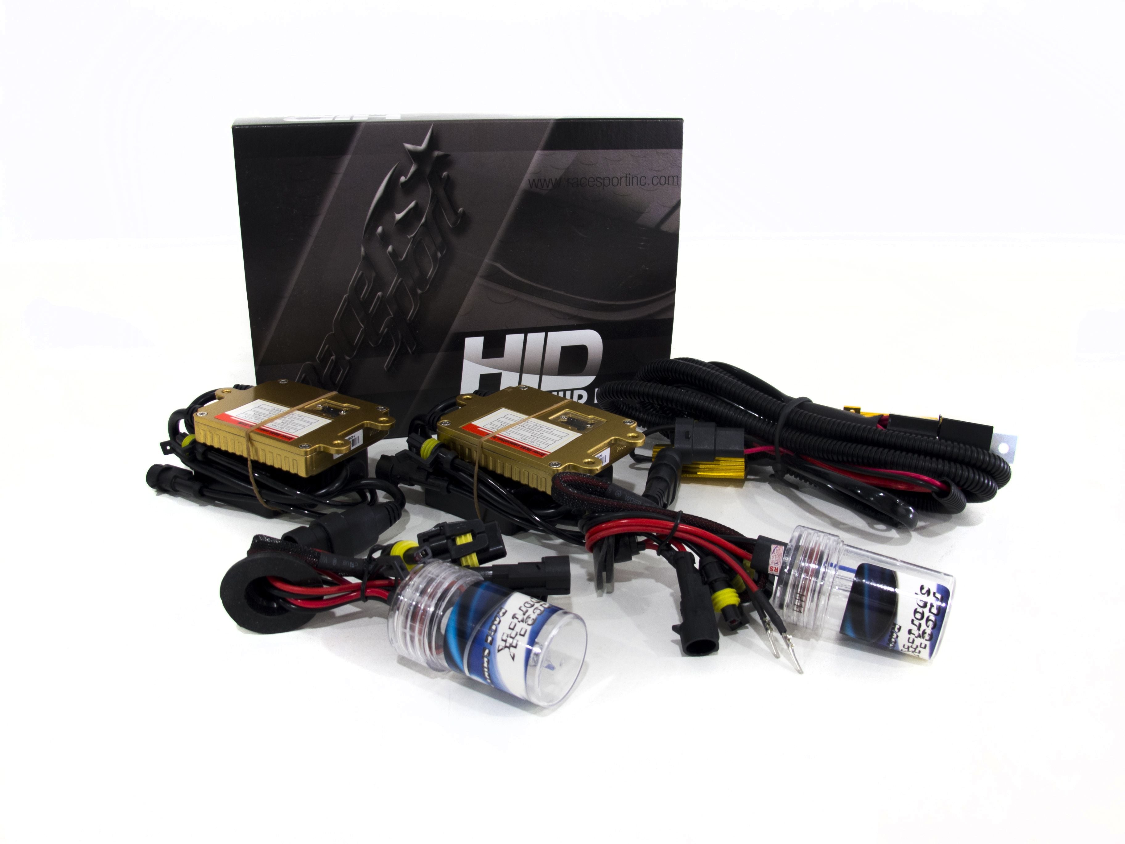 Race Sport Lighting 5202 6,000K GEN4 HID Conversion Kit with Canbus Functionality Includes Resistor Load Harness 5202-6K-G4-CANBUS-R