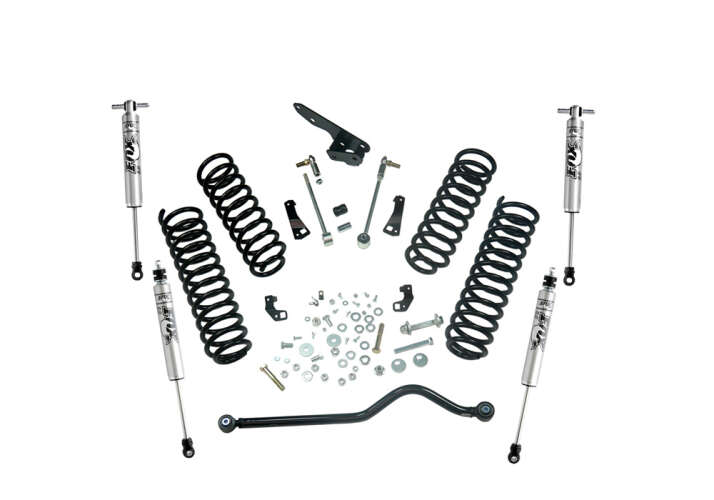 SUPERLIFT 2007-2018 Jeep Wrangler JK 2 Door FOX Shocks 4 inch Lift Kit With Free Boot Protectors K905F-86040X4