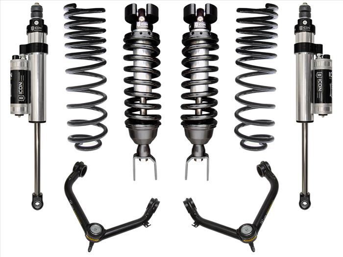 ICON Vehicle Dynamics 2019-2022 Dodge Ram 1500 2WD 4WD 0-1.5" Stage 5 Suspension System W Tubular Uca K213105T