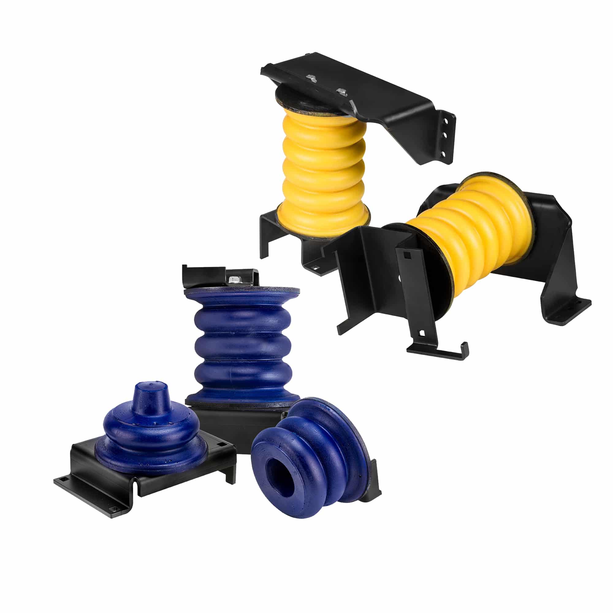 Super Springs 2011-2021 Ford F53 4 X 2 SumoSprings 6"-9" Front & Rear Helper Springs Kit K-10-002
