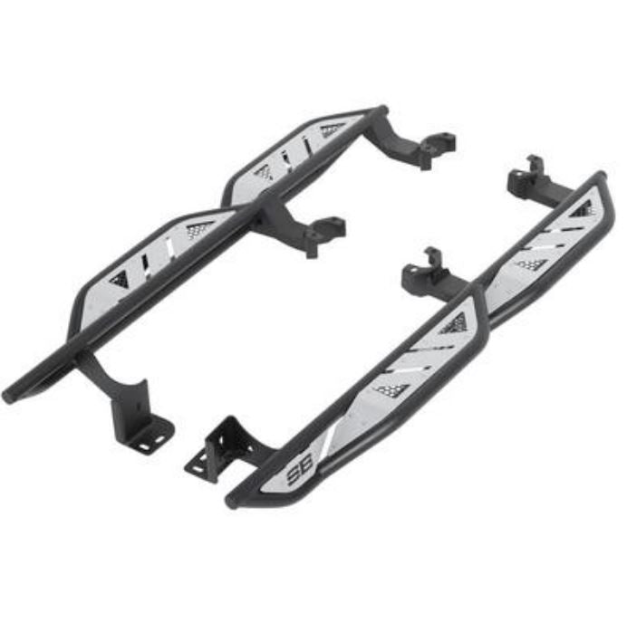 Smittybilt 2018-2022 Jeep Wrangler JL 2 Door Apollo Rock Sliders With Steps 77733