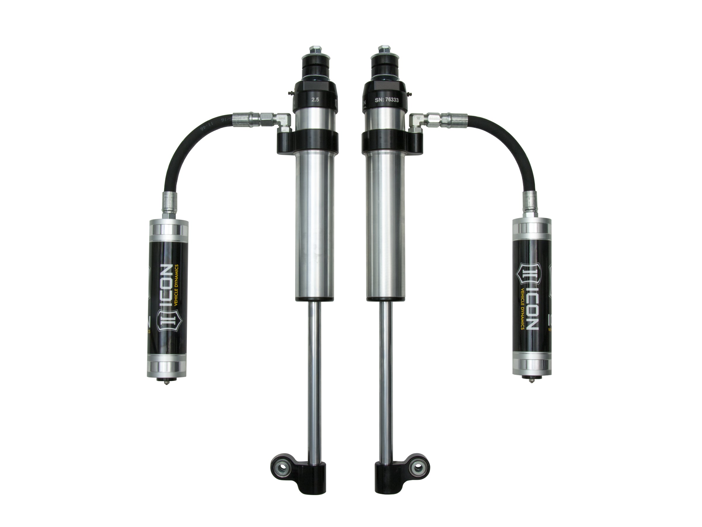 ICON Vehicle Dynamics 2005-2020 Toyota Tacoma Rear 2.5 Remote Reservoir Shock Pair 57826P