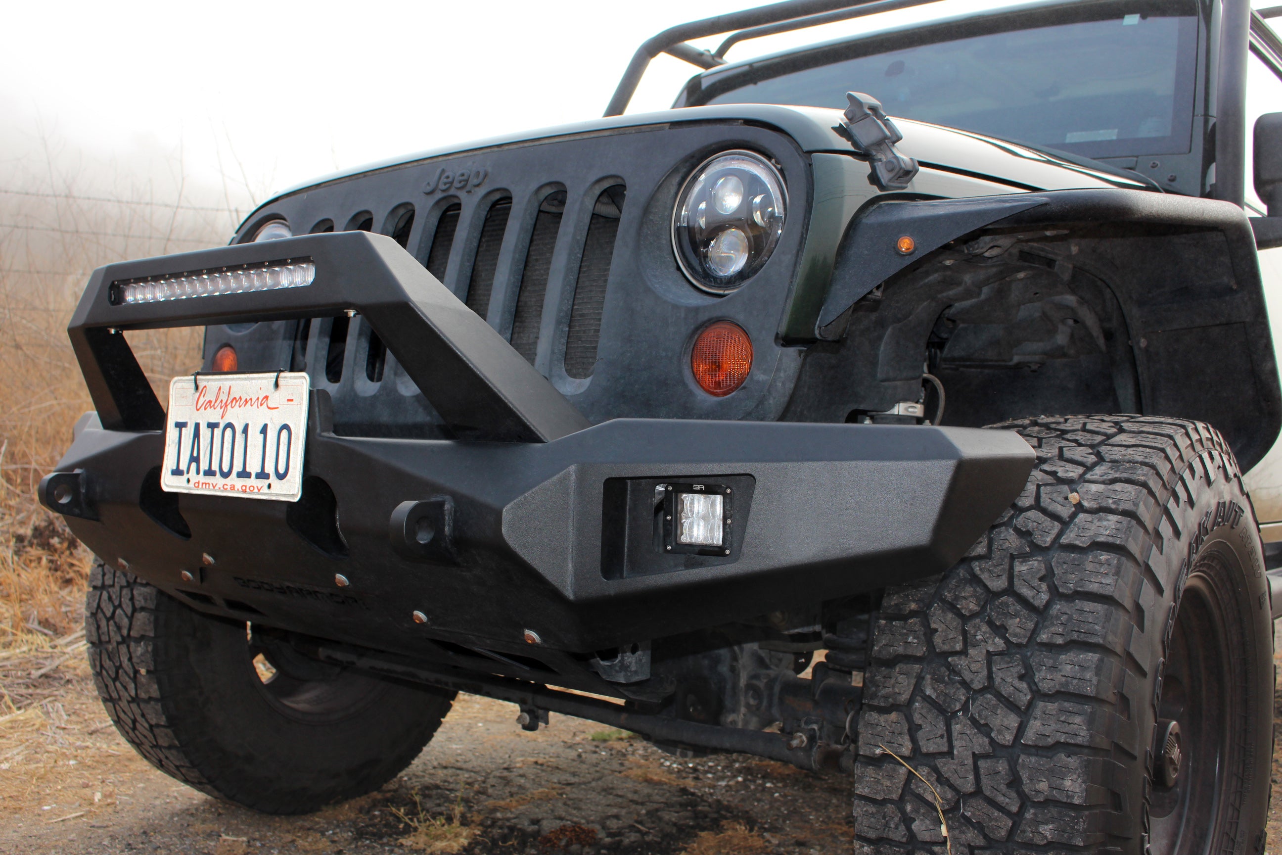 Body Armor 2007-2023 Jeep Wrangler JK JL Gladiator JT Orion Full Width Front Bumper EXCL 4xE JP-19537