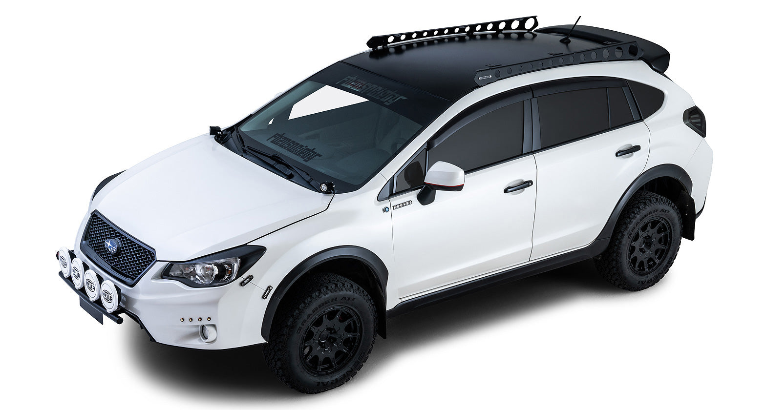 Rhino Rack 2016-2017 Subaru Crosstrek 2013-2015 Subaru XV Crosstrek 5dr Hatch With Roof Rails Backbone Mounting System RSCB1