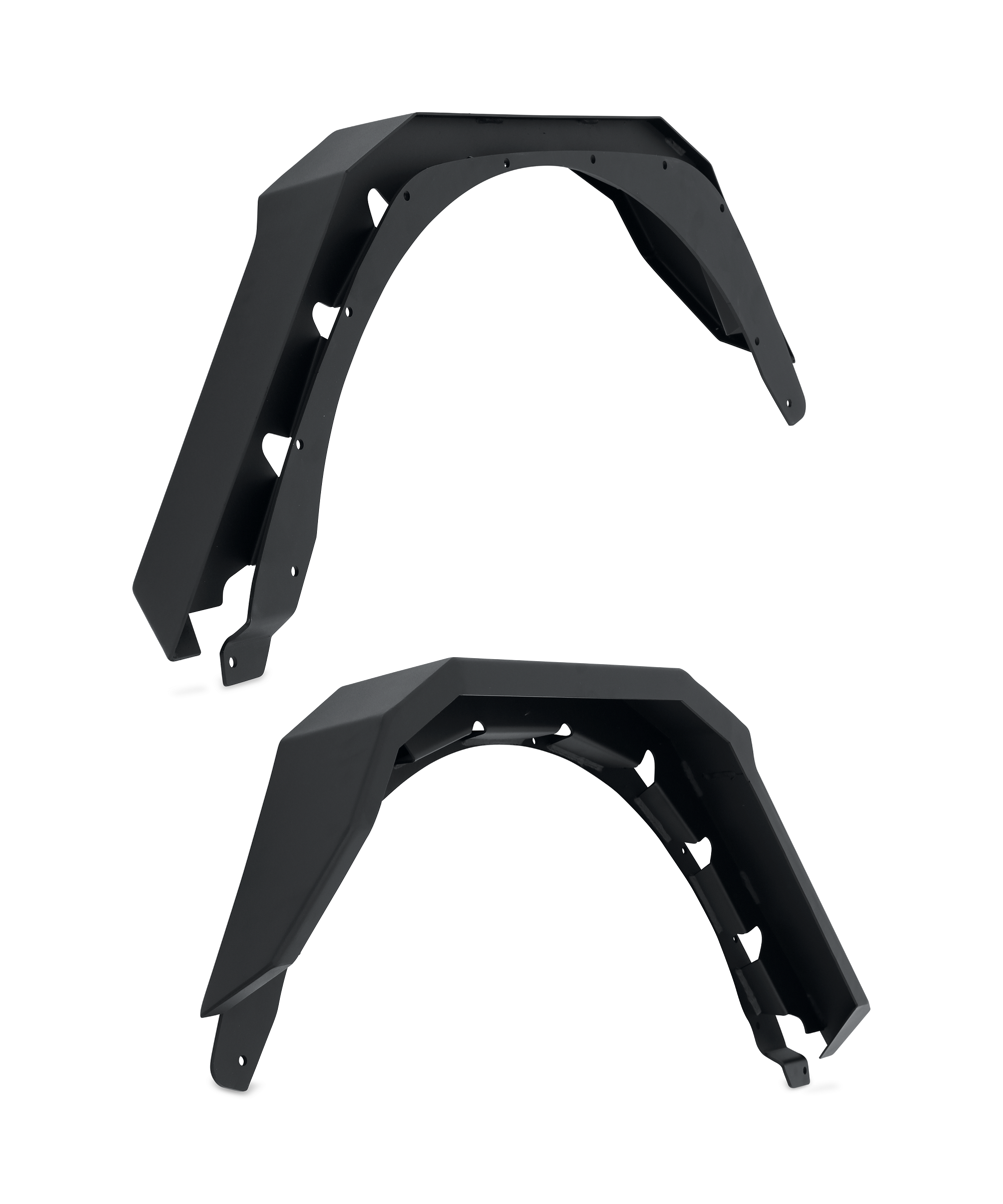 Body Armor 2018-2023 Jeep Wrangler JL Rear Fender Flares Light Texture Fender Flare Black JL-6103