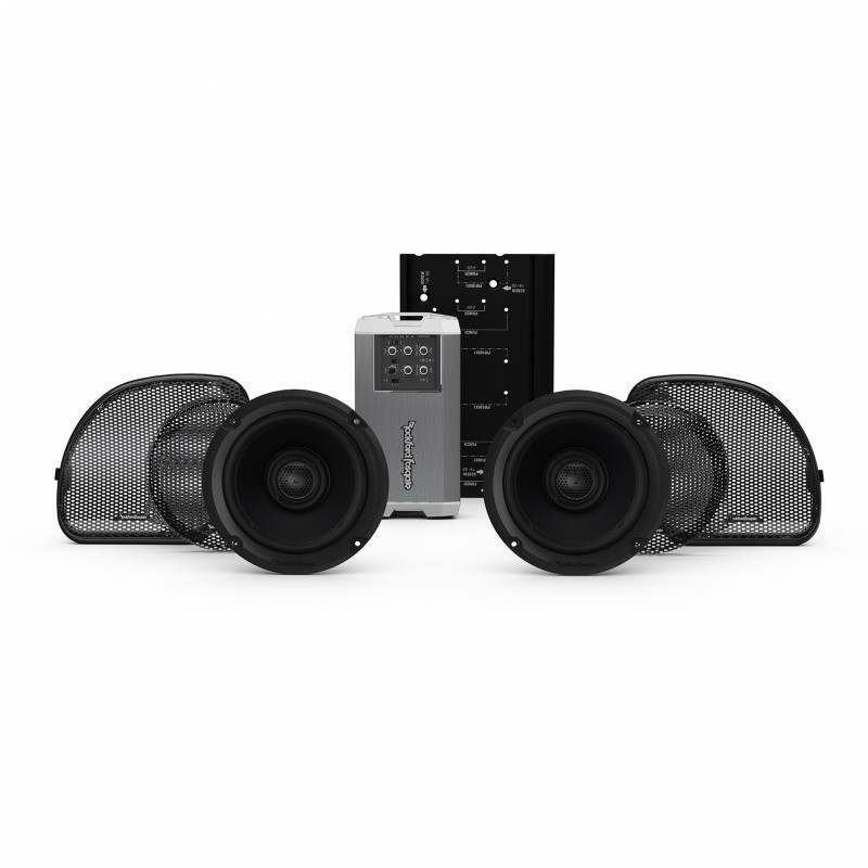 Kustom Cycle Parts Amp Mount For 2015+ Harley Road Glide – Fits Rockford Fosgate T400x4AD Or TM400x4AD
