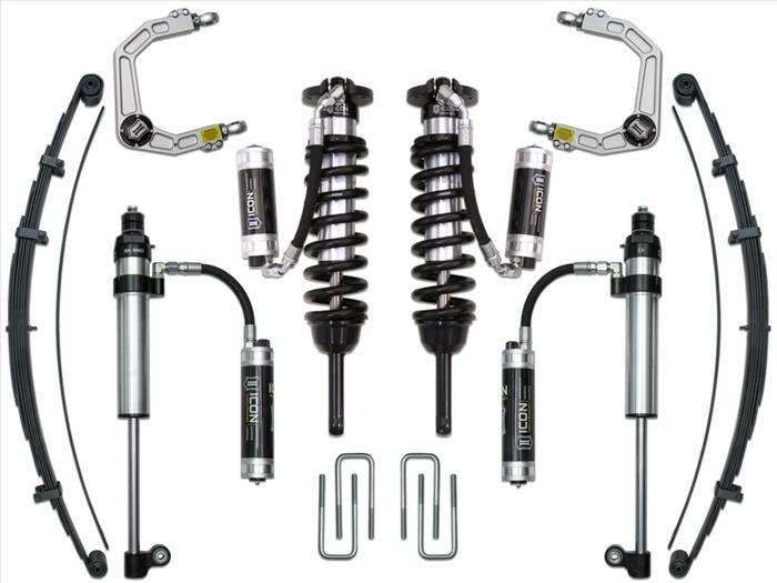 ICON Vehicle Dynamics 2005-2022 Toyota Tacoma 0-3.5" 0-2.75" Stage 9 Suspension System With Billet UCA K53009