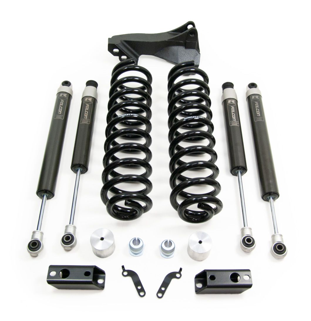 Readylift 2020-2024 Ford F-250 F-350 F-450 Diesel 4WD 2.5" Coil Spring Front Lift Kit With falcon 1.1 Monotube Shocks 46-20253