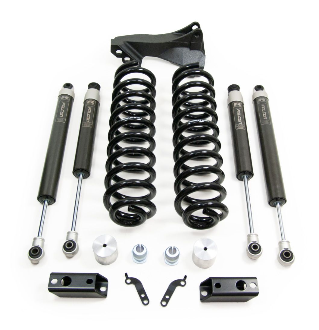 ReadyLIFT 2020-2022 Ford F-250 F-350 F-450 Super Duty Diesel 4WD 2.5" Coil Spring Front Lift Kit With falcon 1.1 Monotube Shocks 46-20253