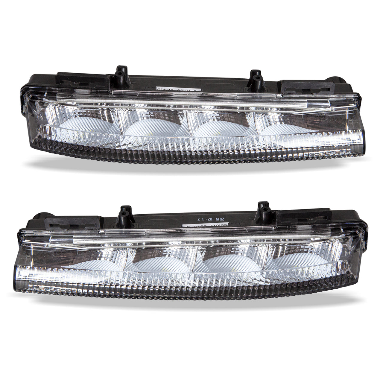 Winjet 2011-2014 Mercedes Benz C-Class Coupe 204 2009-2012 E-Class W212 S212 E-Class Coupe C207 A207 LED Day Time Running Light Clear WJ40-0575-09