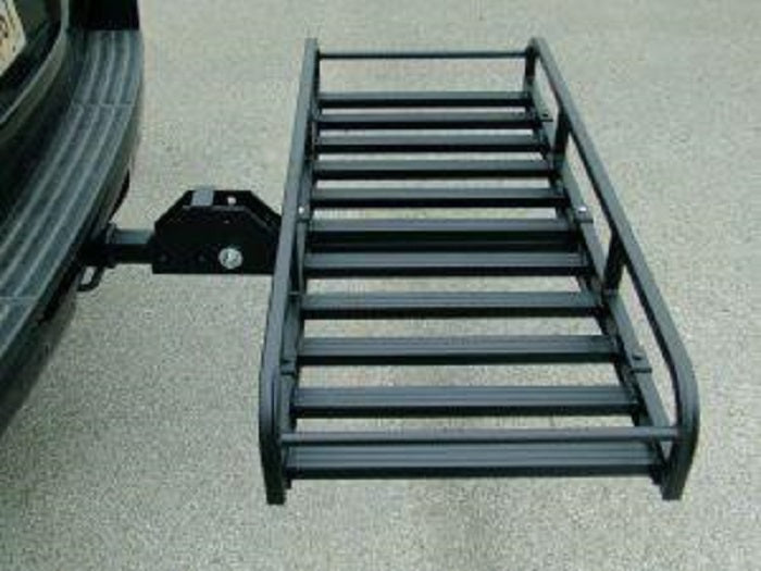 Great Day Hitch-N-Ride Folding Hauler Truck Hitch Receiver Cargo Carrier 7" Sides 2" HNR1000TF