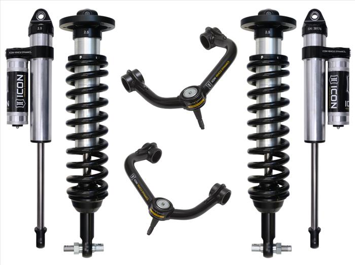 ICON Vehicle Dynamics 2015-2020 Ford F150 2wd 0-3" Stage 3 Suspension System With Tubular UCA K93093T