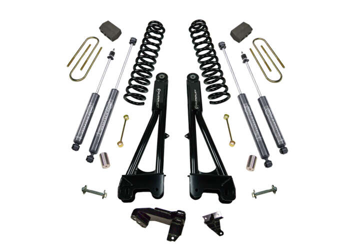 SUPERLIFT 2011-2016 Ford F-250 F-350 Super Duty 4WD Dsl with Replacement Radius Arms With Bilstein Shocks  Lift Kit 4" K987B/86040X4