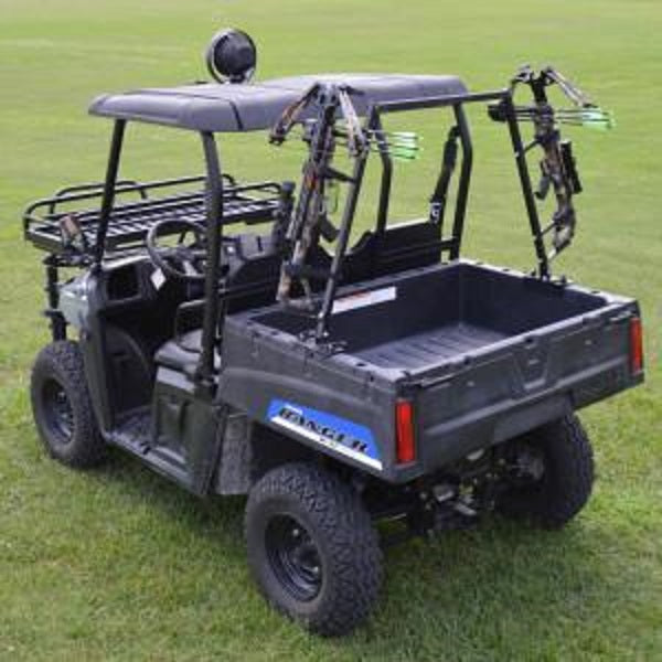 Great Day Quick-Draw Double Crossbow Rack Mounts To The Bedsides Of Utv'S Holds 2 Crossbows QD802CB