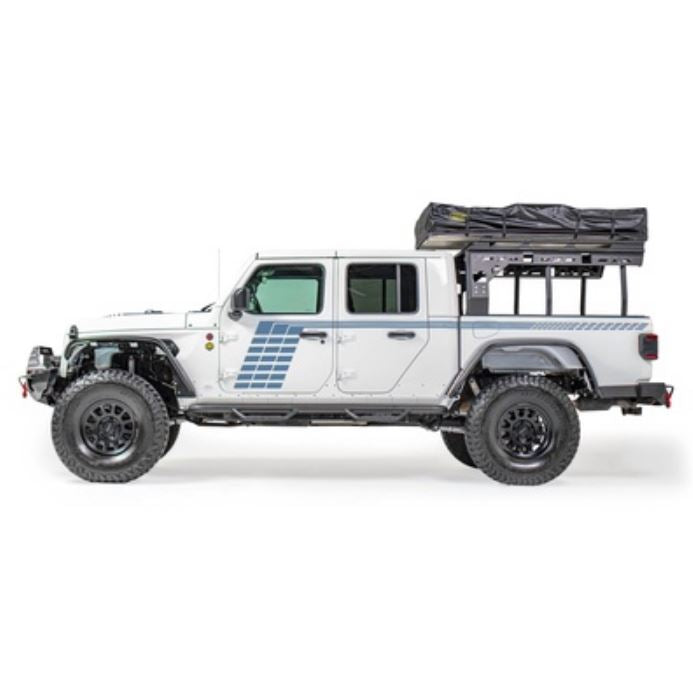 Smittybilt 2020-2023 Jeep Gladiator JT Wheel-To-Wheel Nerf Steps Light Textured J1980T
