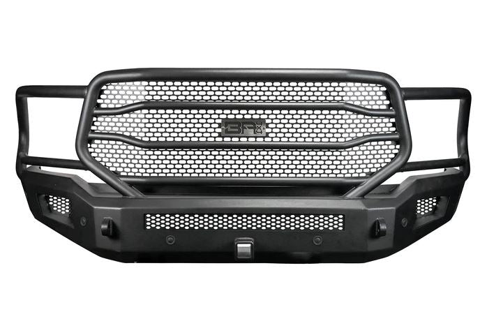 Body Armor 2010-2018 Dodge Ram 2500 3500 Non Winch Ambush XT Front Black Metal Bumper DG-20338