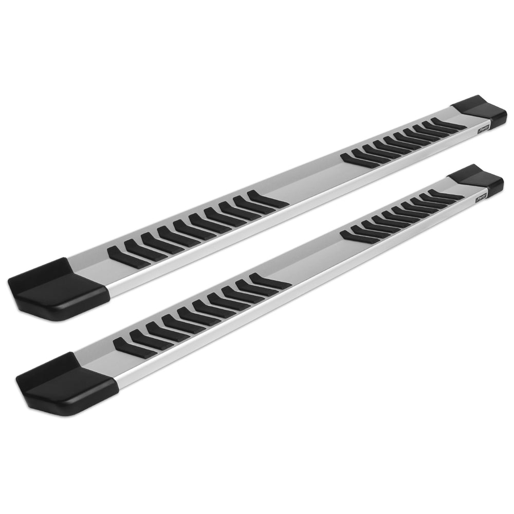 Raptor Series 1999-2016 Ford F-250 F-350 Super Duty 6in OEM Style Slide Track Running Boards Brushed Aluminum 1703-0344