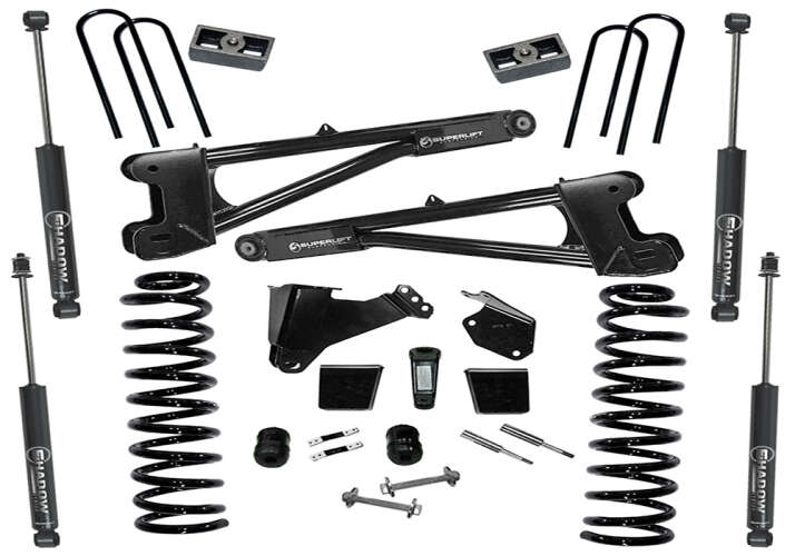 SUPERLIFT 2005-2007 Ford F-250 F-350 Super Duty 6 Inch Lift Kit 4Wd Diesel With Replacement Radius Arms and SL Shocks K977/86040X4