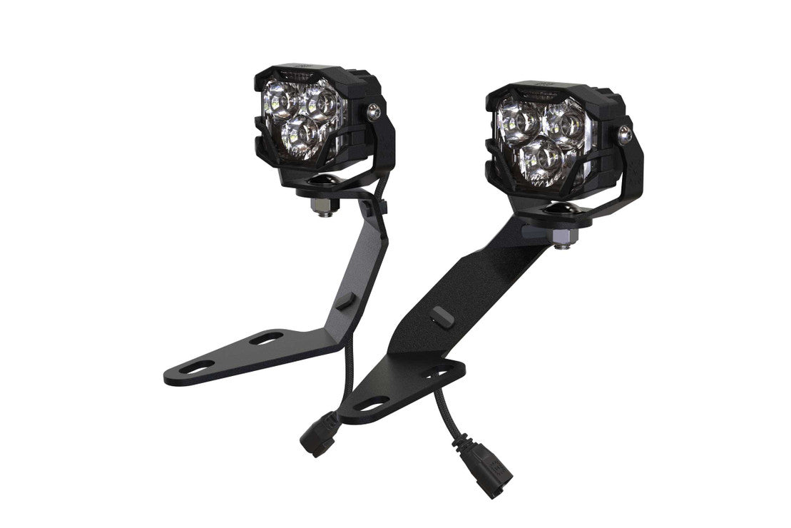 Morimoto 2003-2024 Toyota 4Runner 4Banger LED A-Pillar System Brackets Only No Lights Included BAF027