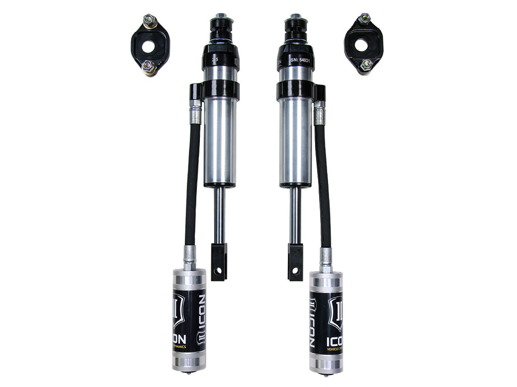 ICON Vehicle Dynamics 2011-2018 Chevrolet Silverado 2500 3500 2011-2019 GMC Sierra Silverado 2500 HD 3500 HD 0-2" Lift Front 2.5 Vs Remote Reservoir W/uca Pair 77832P