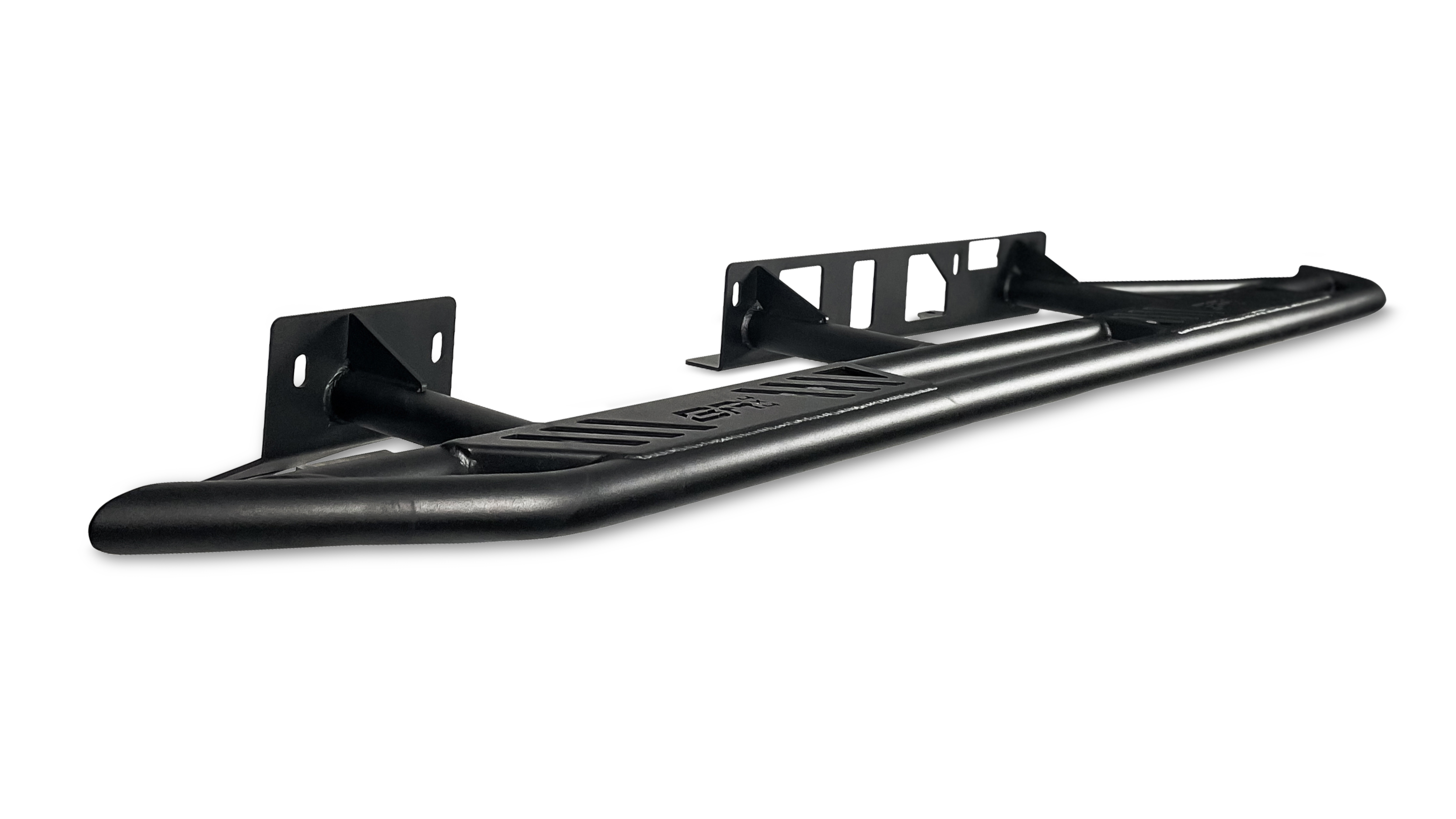 Body Armor 2005-2023 Toyota Tacoma Double Cab 4x4 Rockcrawler Black Side Bars Short Bed Revo Step Sliders TC-4124