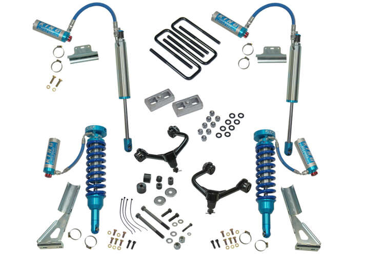 Superlift 2005-2022 Toyota Tacoma Without 5-Lug Wheels 3in Suspension Lift Kit With King 2.5 Shocks K1012KG/86040X4