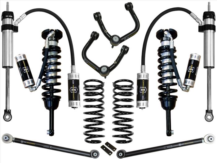 ICON Vehicle Dynamics 2003-2009 Toyota 4Runner 2007-2009 FJ Cruiser 0-3.5" Stage 5 Suspension System With Tubular UCA K53055T