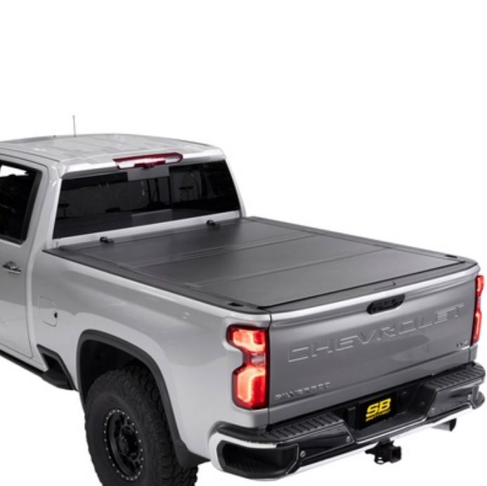 Smittybilt 2019-2023 Chevrolet Silverado 2500 3500 HD GMC Sierra 2500 3500 HD Bed Guard Folding Tonneau Cover 2710003