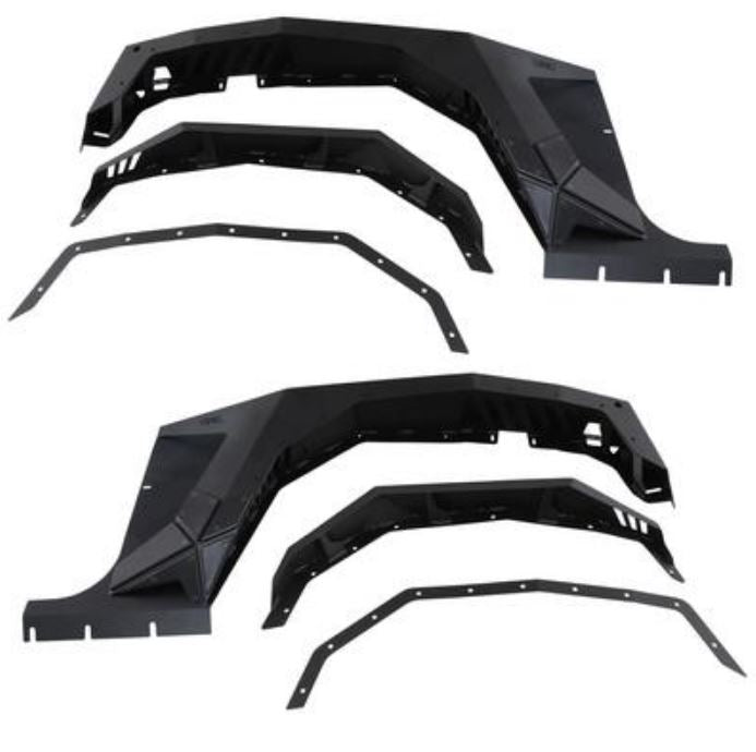 Smittybilt 2007-2018 Jeep Wrangler JK 2 Door 4 Door XRC Gen2 Front Armor Fender Flares 76883