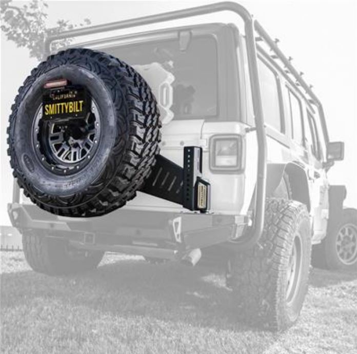 Smittybilt 2018-2023 Jeep Wrangler JL 2 Door 4 Door XRC Gen3 Tire Carrier 77857
