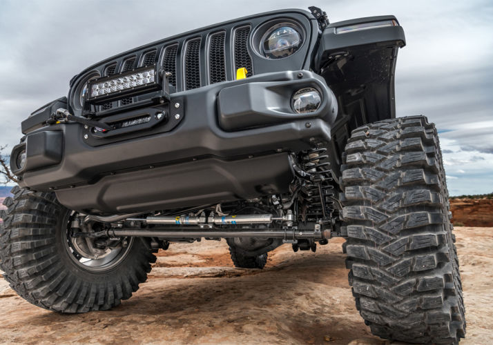 Superlift 2018-2022 Jeep Wrangler JL 2 4 Door 2020-2022 Gladiator JT Bilstein Shocks Dual Steering Stabilizer Kit 92715