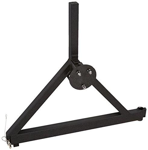 Smittybilt 1987-2006 Jeep Wrangler CJ YJ TJ LJ SRC Classic Tire Carrier Black 76651-02