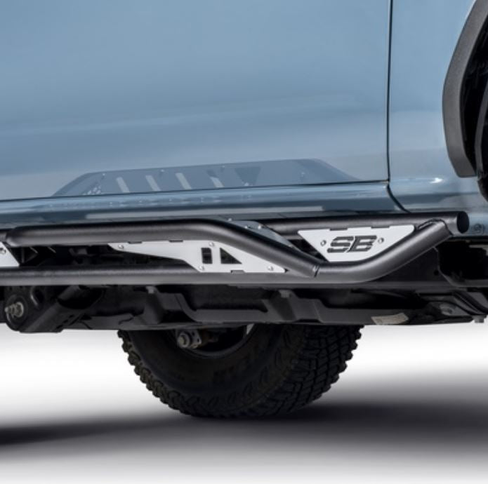 Smittybilt 2021-2023 Ford Bronco 2 Door Apollo Rock Sliders With Steps 78733