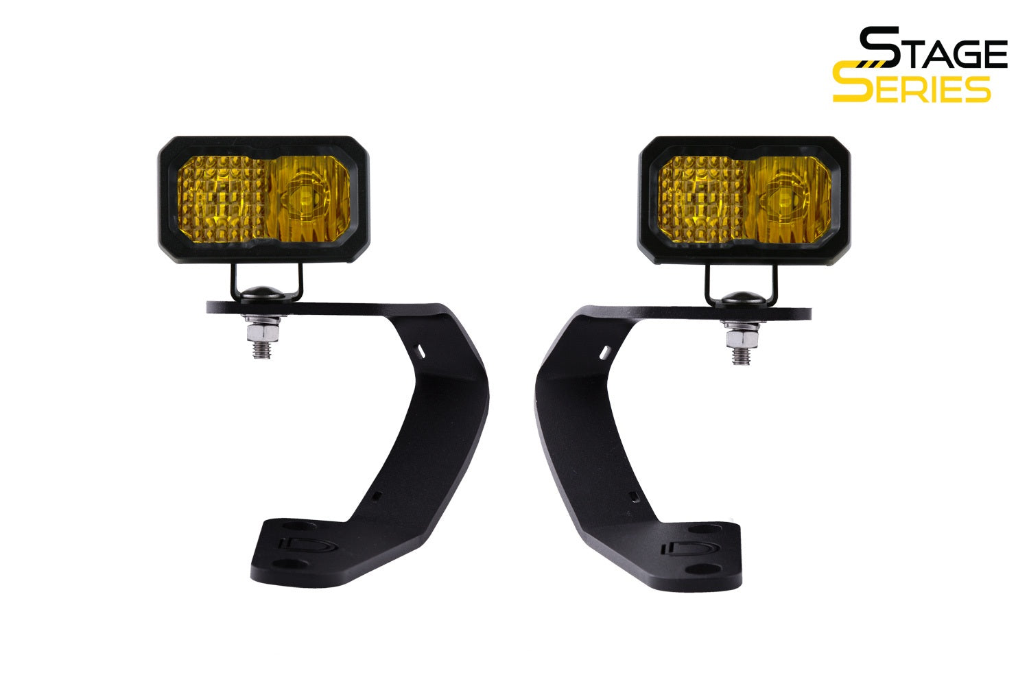 Diode Dynamics 2010-2021 Toyota 4Runner 5th Gen SSC2 Sport Yellow Combo Stage Series 2in LED Ditch Light Kit DD6751