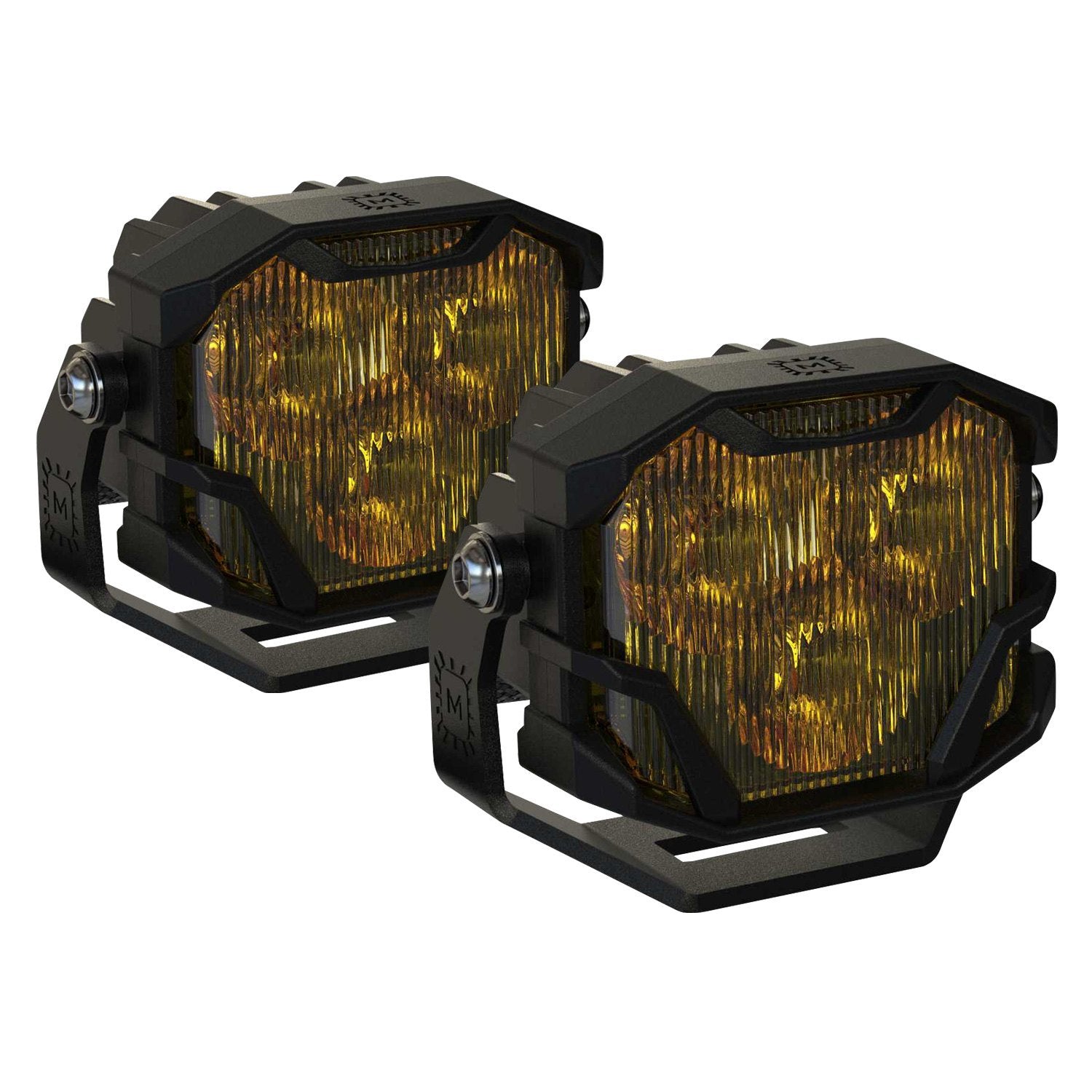 Morimoto 4Banger HXB Wide Beam Yellow LED Lights BAF012.2