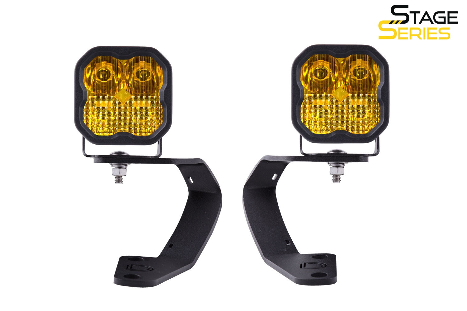Diode Dynamics 2010-2021 Toyota 4Runner 5th Gen SS3 Pro Yellow Combo LED Ditch Light Kit DD6749