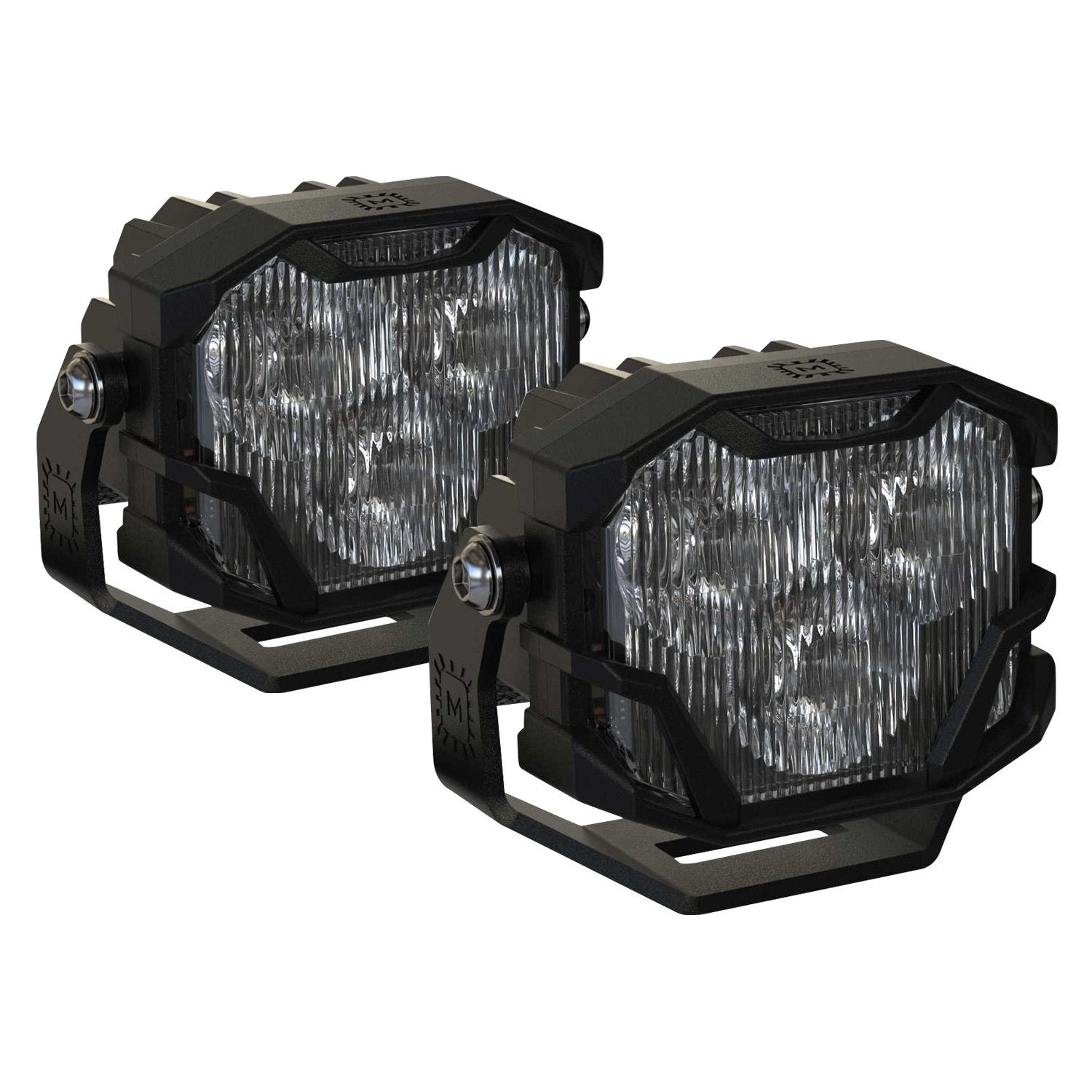 Morimoto 4Banger NCS SAE Wide Beam LED Lights White BAF005.2