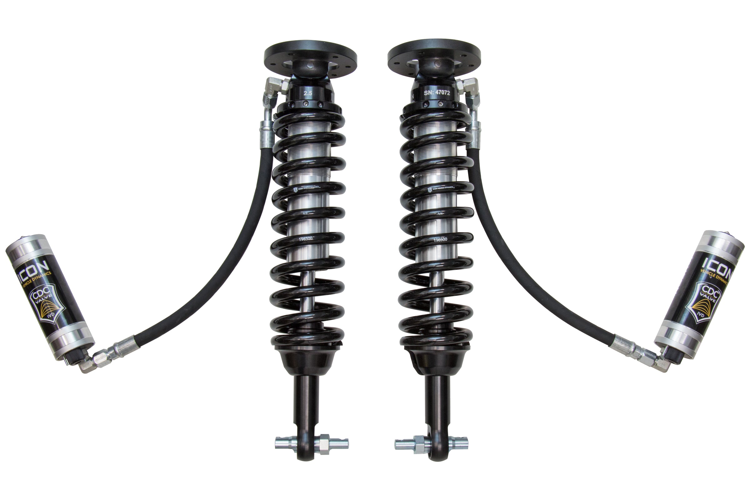 ICON Vehicle Dynamics 2014-2014 Ford F-150 1.75-2.63" Lift 2.5 Vs Remote Reservoir Coilover Kit 91815