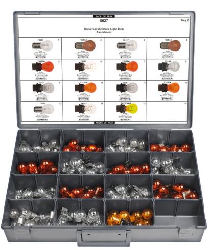 DISCO Adjustable Gray Plastic Two Tray Bulb Assortment 8627