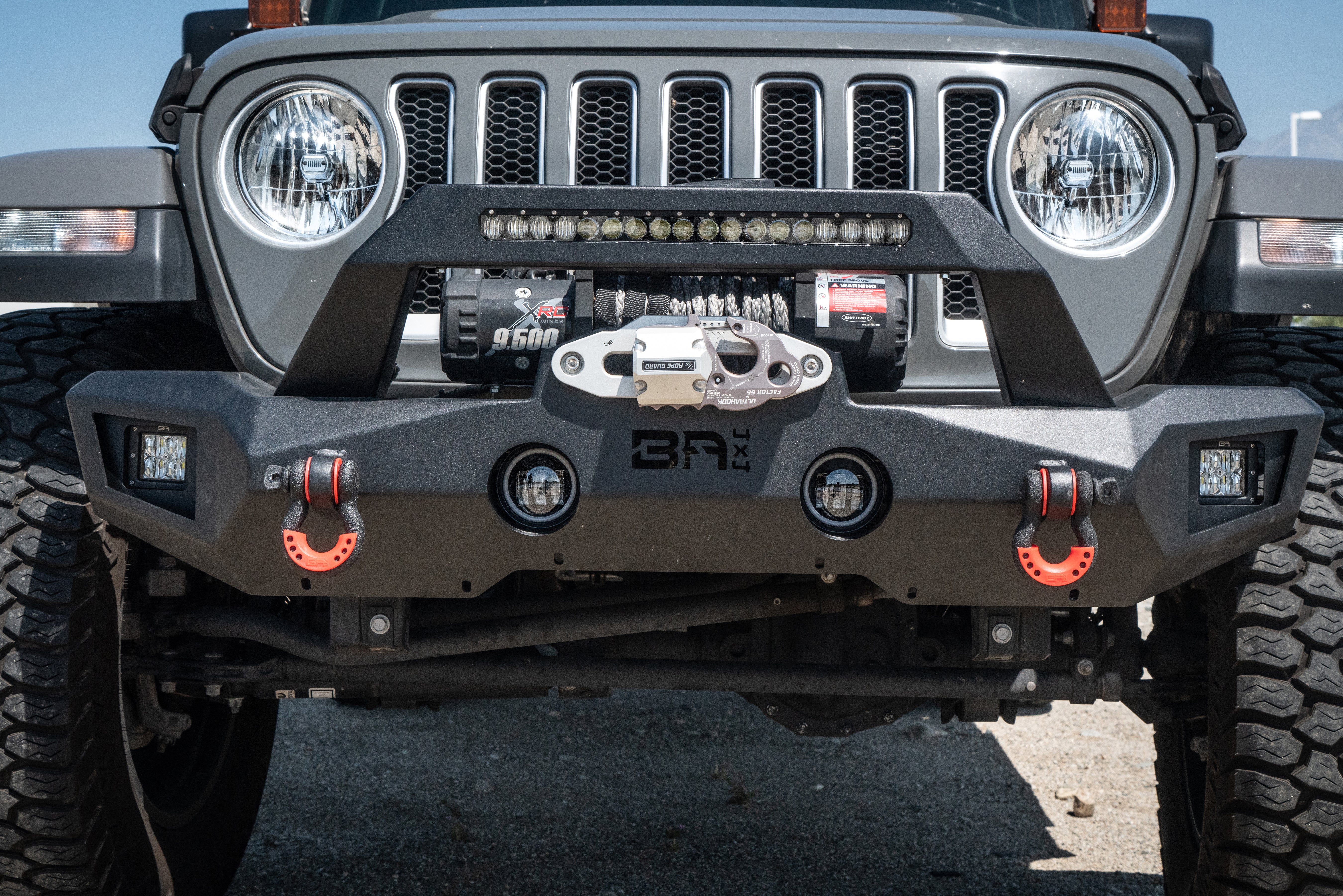 Body Armor 2007-2023 Jeep Wrangler JK JL Gladiator JT Orion MId Width Front Bumper EXCL 4xE JP-19536