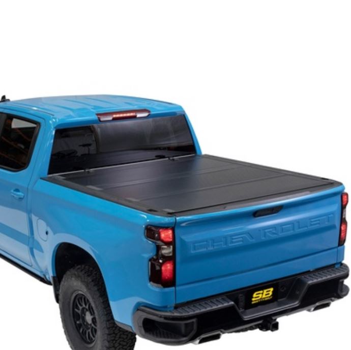 Smittybilt 2019-2023 Chevrolet Silverado 1500 GMC Sierra 1500 Bed Guard Folding Tonneau Cover 2710001