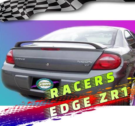 RacersEdgeZR1 2000-2001 Plymouth Neon 4dr Custom Style ABS Spoilers RE442N-0