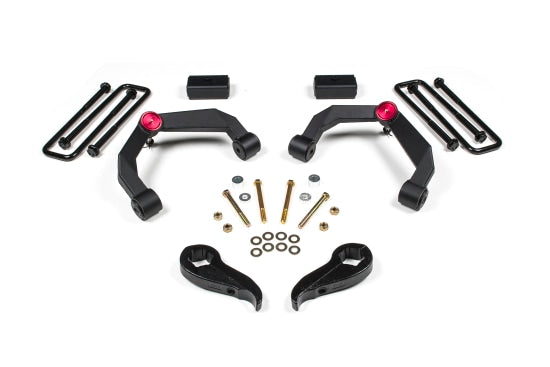 Zone OffRoad 2011-2019 Chevrolet Silverado GMC Sierra 2500HD 3500HD 3 inch UCA Lift Kit with Overloads ZONC38