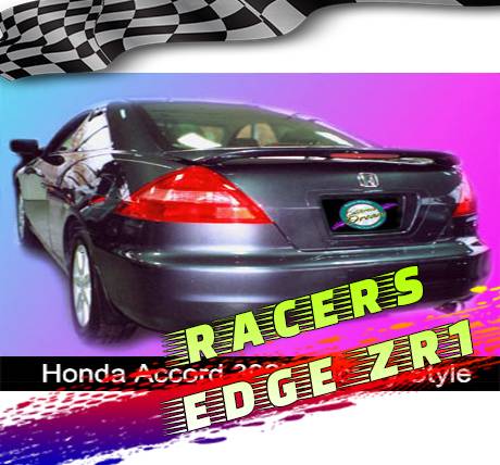 RacersEdgeZR1 2003-2005 Honda Accord 2Dr OE Style ABS Spoilers RE392L-2