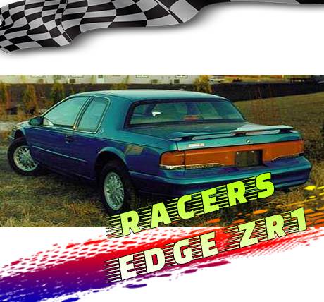 RacersEdgeZR1 1995-1997 Mercury Cougar Custom Style ABS Spoilers RE3L ...