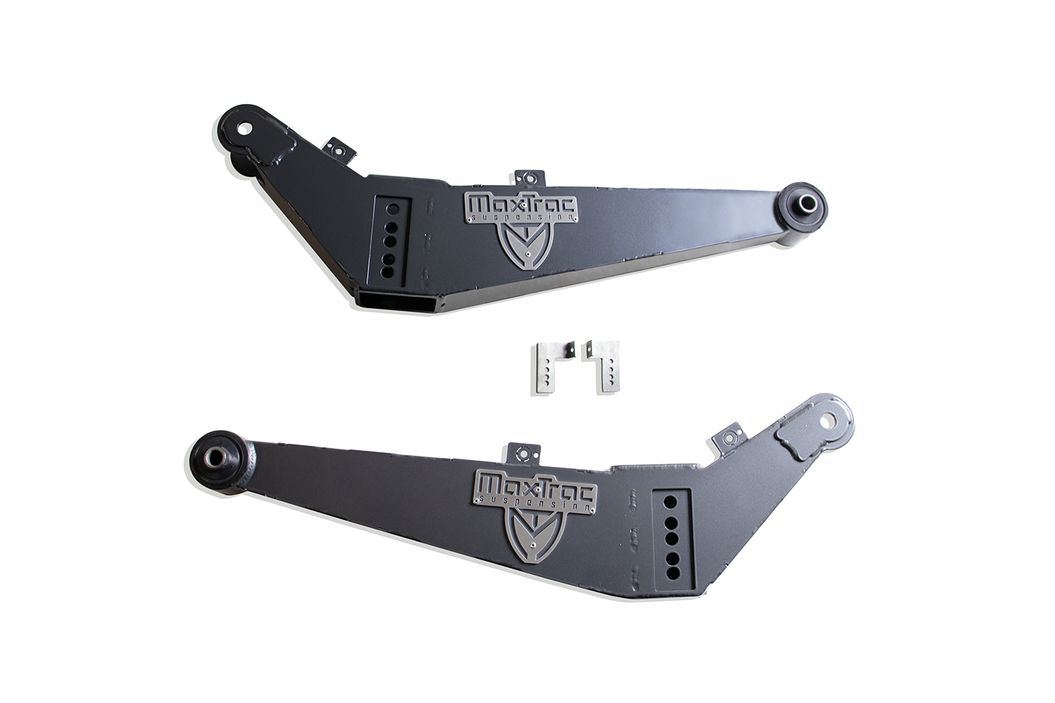 MaxTrac Suspension 2WD 4WD Pair Of 0"-4" Rear Lowering Control Arms Fabricated From Steel & Powder Coated Grey 200804