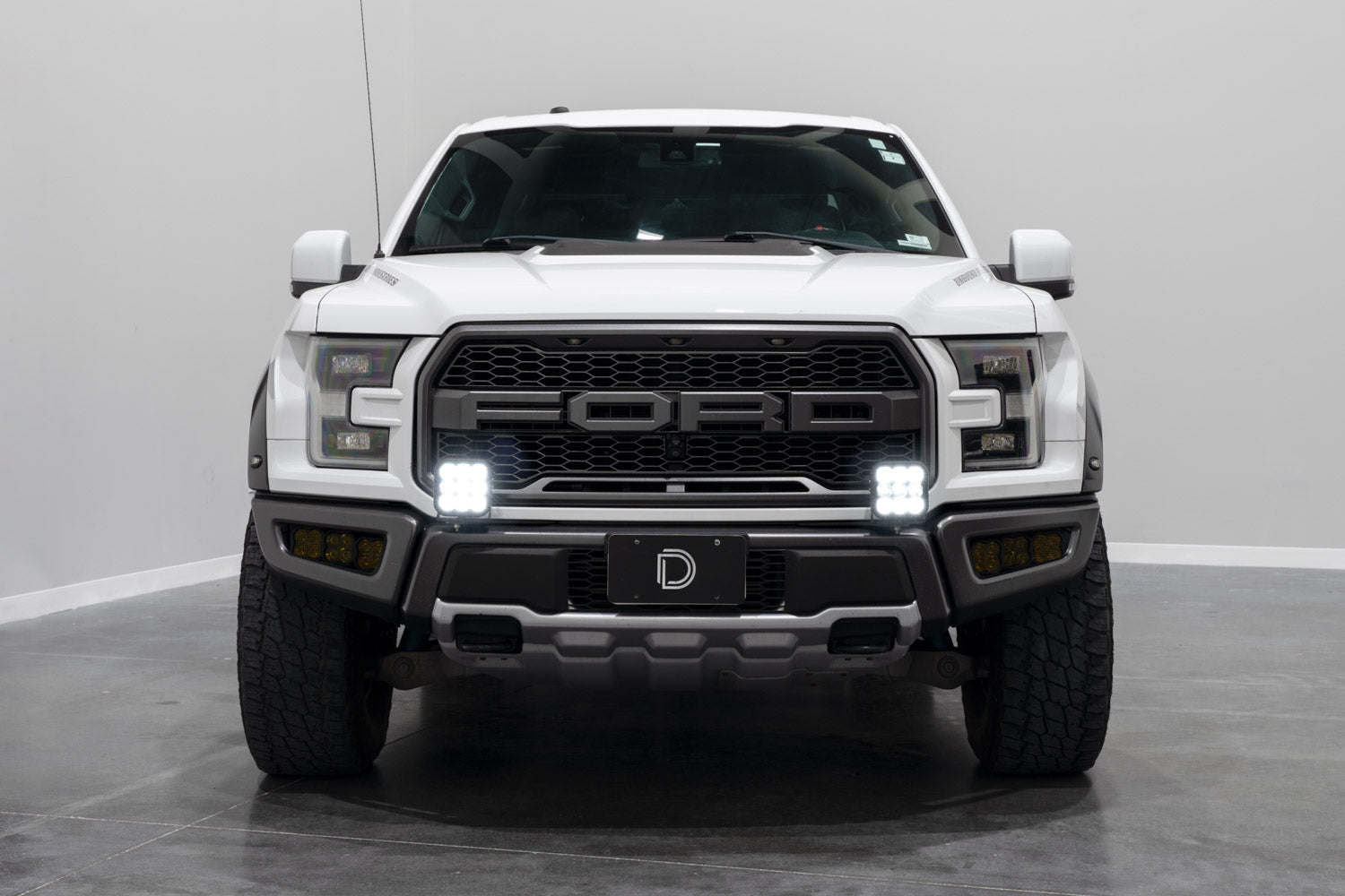Diode Dynamics 2017-2020 Ford Raptor SS5 Bumper LED Pod Light Kit Sport White Combo DD7344